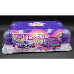 Hatchimals Alive Neon Rainbow 5 Pack Collectibles With Color Hatch Eggs For Kids